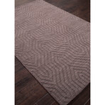 Town Gargoyle Grey Wool Rug (3'L x 2'W)