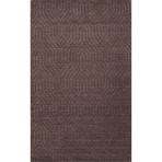 Town Gargoyle Grey Wool Rug (3'L x 2'W)