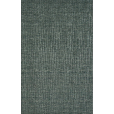 Urban Mineral Blue Wool Rug (3'L x 2'W)