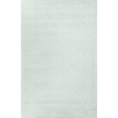 Kelle Glacier Blue Wool + Art Rug (3'L x 2'W)