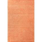 Kelle Orange Wool + Art Silk Rug