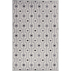 Valiant Grey Rayon Chenille Rug