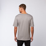 Distressed Tee // Light Grey (M)