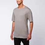 Distressed Tee // Light Grey (M)