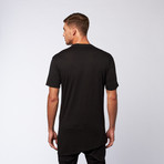 Slant Bottom Long Tee // Black (2XL)