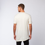 Slant Bottom Long Tee // Cream White (M)