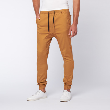 Drop Crotch Joggers // Timber (30)