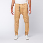 Drop Crotch Joggers // Khaki (36)