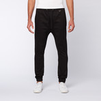 Drop Crotch Joggers // Black (30)