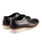 John White Shoes // Chaucer Calf Leather Brogue // Black (Euro: 45)