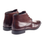 Carole Calf Leather Boot // Brown (Euro: 44)