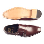 Ripon Leather Double Monk Strap // Brown (7.5)