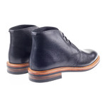 Oakleigh Grain Leather Boot // Black (UK: 9.5)