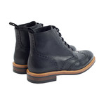Bourton Grain Leather Boot // Black (UK: 11)