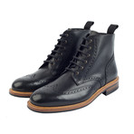 Bourton Grain Leather Boot // Black (UK: 12)