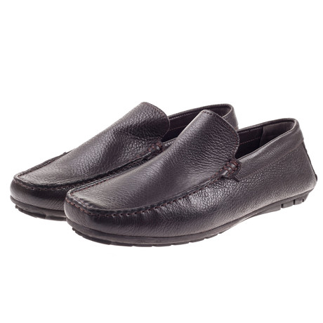 Cosmo 2 Grain Leather Moccasins // Brown (Euro: 40)
