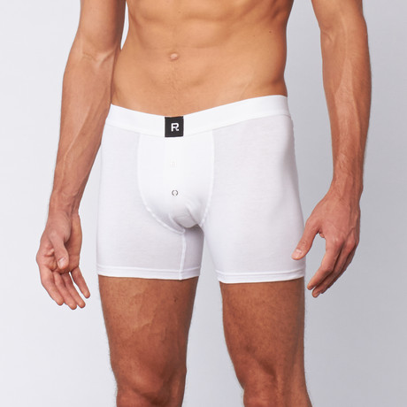 Richer Poorer // Smith Boxer Brief // White (S)