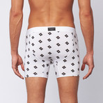 Richer Poorer // Visionary Boxer Brief // White (S)