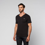 TRUS // V-Neck Tee // Black (S)