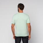 TRUS // V-Neck Tee // Mint Green (S)