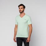 TRUS // V-Neck Tee // Mint Green (S)