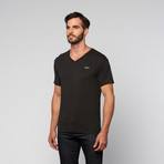 TRUS // V-Neck Tri-Blend Tee // Black (S)