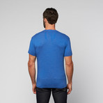 TRUS // V-Neck Tri-Blend Tee // Royal Blue (S)