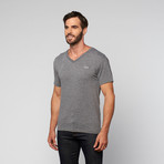 TRUS // V-Neck Tri-Blend Tee // Heather Grey (S)