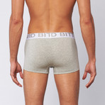 Cotton Stretch Trunk // Heather Grey // Pack of 2 (L)