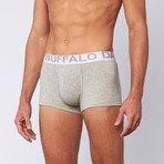 Cotton Stretch Trunk // Heather Grey // Pack of 2 (M)
