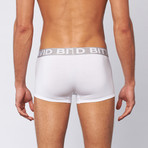 Cotton Stretch Trunk // White // Pack of 2 (S)
