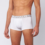 Cotton Stretch Trunk // White // Pack of 2 (M)