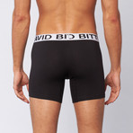 Cotton Stretch Boxer Brief // Black // Pack of 2 (S)