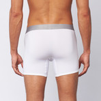 Microfiber Boxer Brief // White // Pack of 2 (XL)