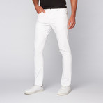 Jagger Distressed Skinny Jean // White (32WX32L)
