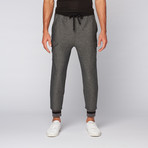 Carter Knit Cargo Jogger // Black Marled (L)