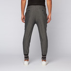 Carter Knit Cargo Jogger // Black Marled (L)