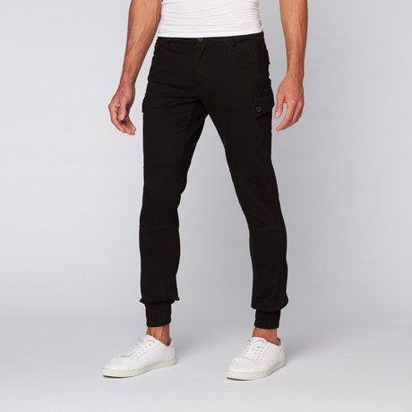 The New Standard Edition // Jordan Stretch Twill Cargo Jogger // Black (28WX32L)