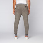 Carter Wool Blend Sweater Knit Jogger // Speckled Grey (M)