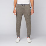 Carter Wool Blend Sweater Knit Jogger // Speckled Grey (M)