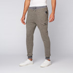 Carter Wool Blend Sweater Knit Jogger // Speckled Grey (M)