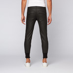 The New Standard Edition // Esteban Premium Wax Coated Stretch Twill Jogger // Black (28WX32L)