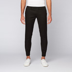 The New Standard Edition // Jordan Slim Lightweight Stretch Twill Jogger // Black (28WX32L)