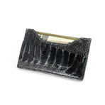 Simple Card Case // Shin Leather (Black)
