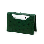 Clamshell Wallet // Quill Leather (Brilliant Green)