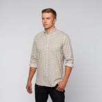 Military Long Sleeve Button Up // Grey (XL)