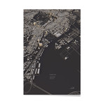 Tokyo City Map // Aluminum Print (16"L x 24"H)