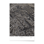 Berlin City Map // Aluminum Print (16"L x 24"H)
