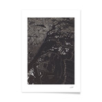 Hamburg 3D City Map // Framed Print (16"L x 20"H)