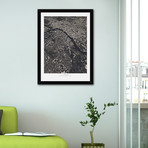 London City Map // Framed Print (16"L x 20"H)